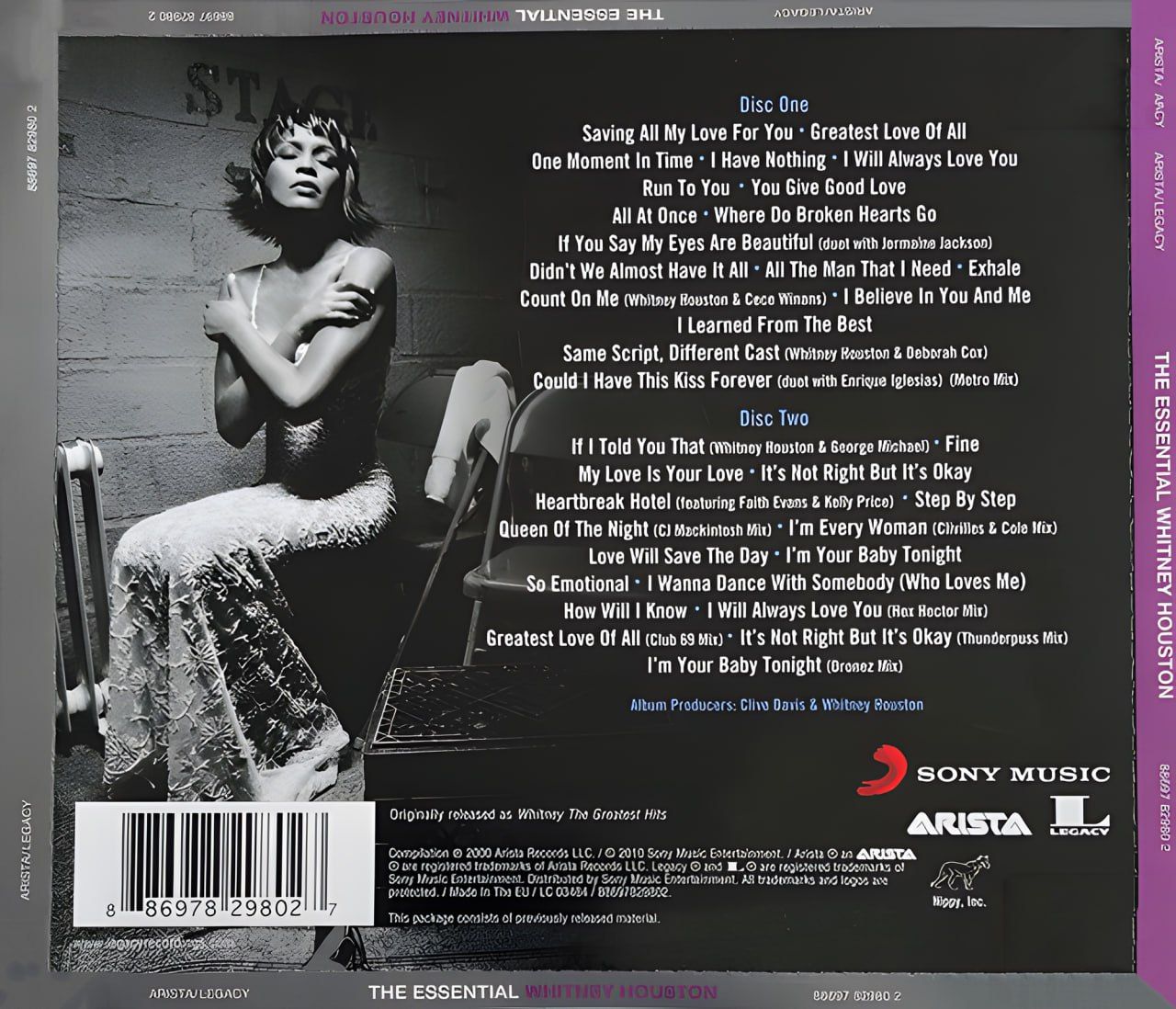 Whitney Houston - The Essential (2010)                                                          #Whitney_Houston #RnB #Soul #Pop #przvl                                                                                                         Disc2:
