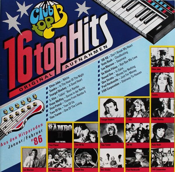 VA - 16 Top Hits (Januar-Februar '86) (LP)(1986)(1 - 5,64)