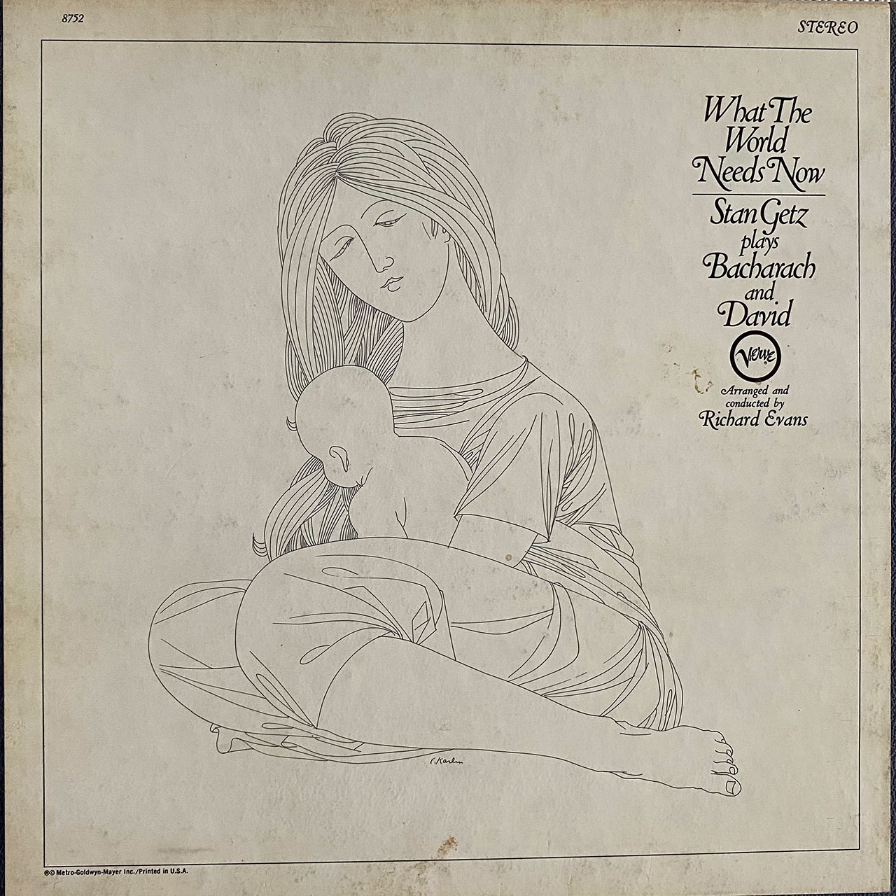 Stan Getz – What The World Needs Now - Stan Getz Plays Bacharach And David (1968) [FLAC]
