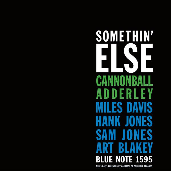 Cannonball Adderley — Somethin' Else (1958, 2012 Remastered) [FLAC]