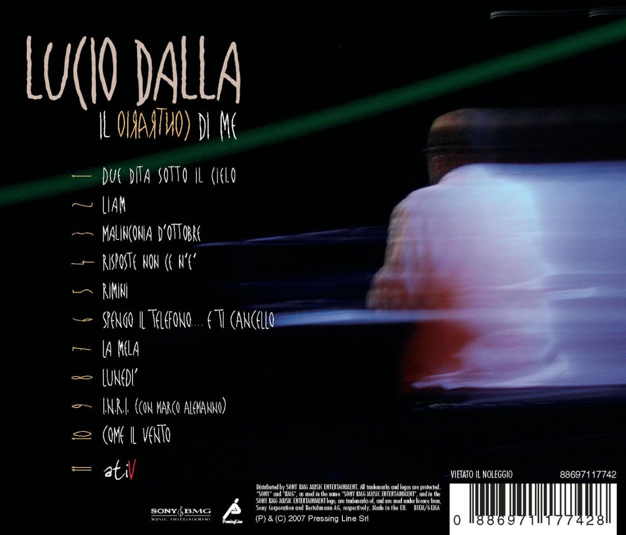 Lucio Dalla - Il contrario di me (2007) [FLAC]