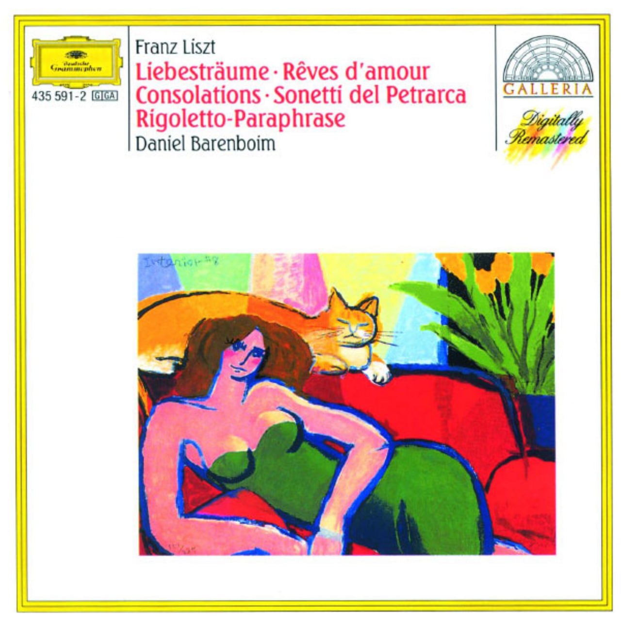 Daniel Barenboim - Liszt: Dreams of Love, Consolations, Sonnets of Petrarca, Rigoletto Paraphrase (1992) [FLAC]