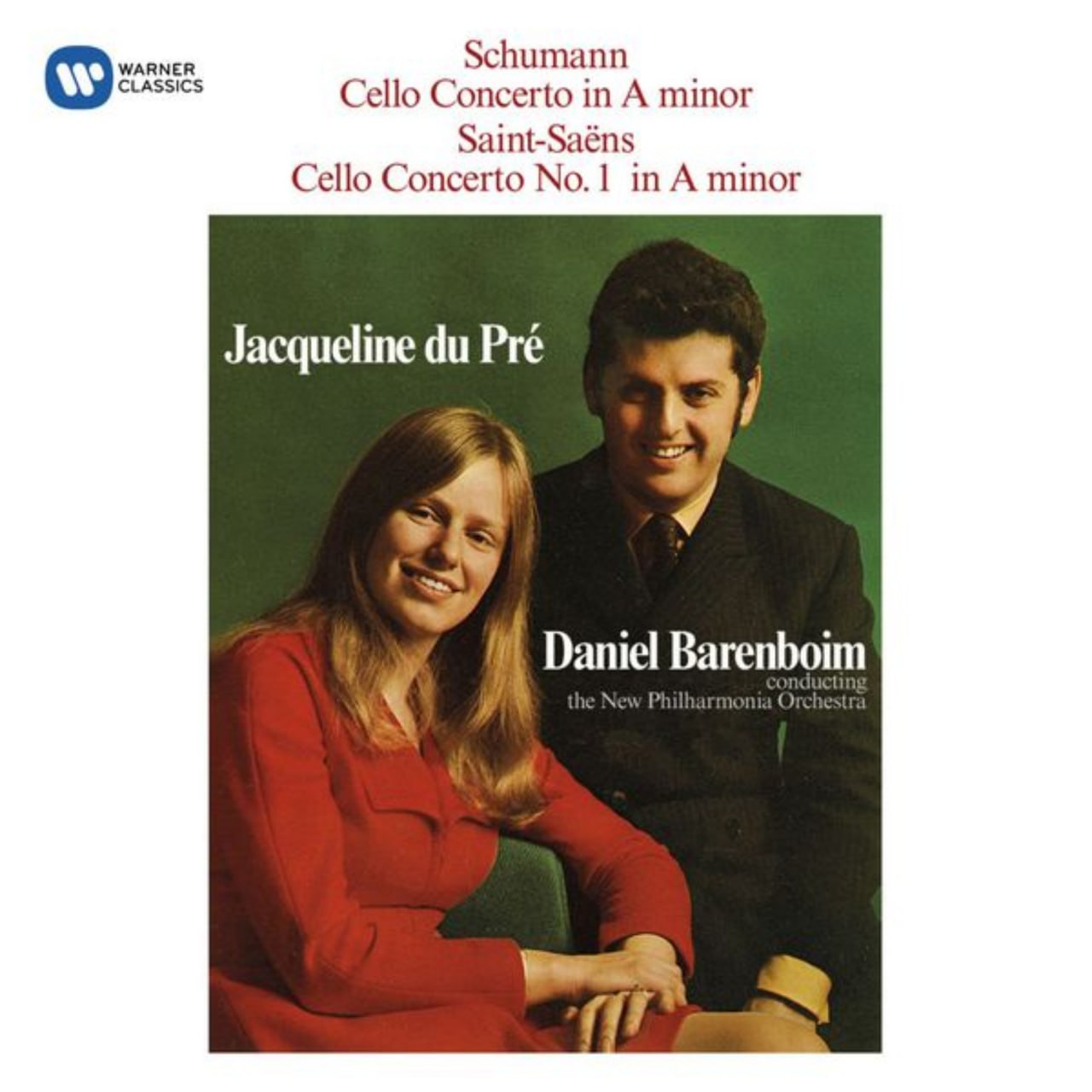 Jacqueline du Pré - Schumann: Cello Concerto, Saint-Saëns: Cello Concerto No. 1 (1969) [FLAC]