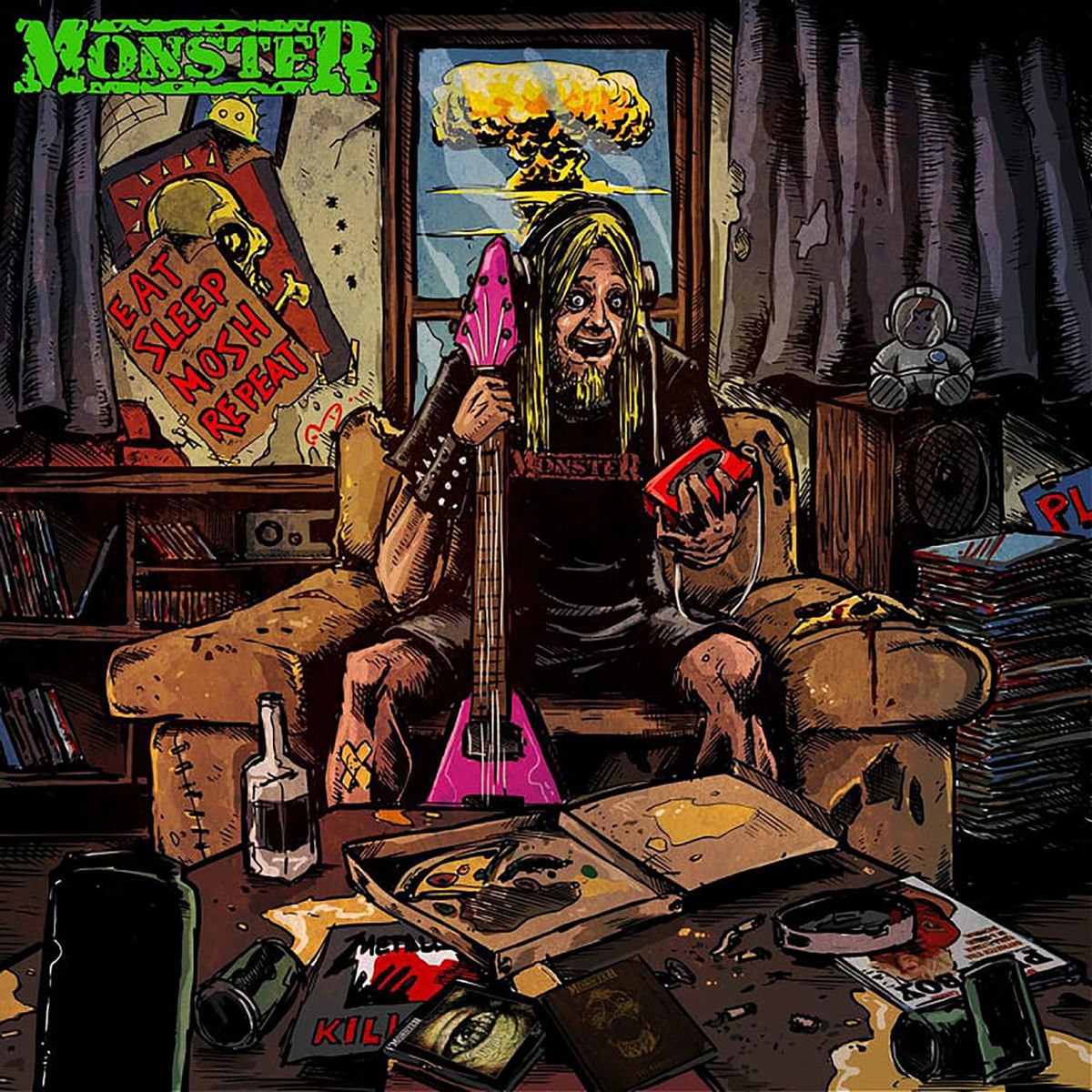 Monster - Eat, Sleep, Mosh, Repeat [ep] (2022) Thrash Metal (D7)