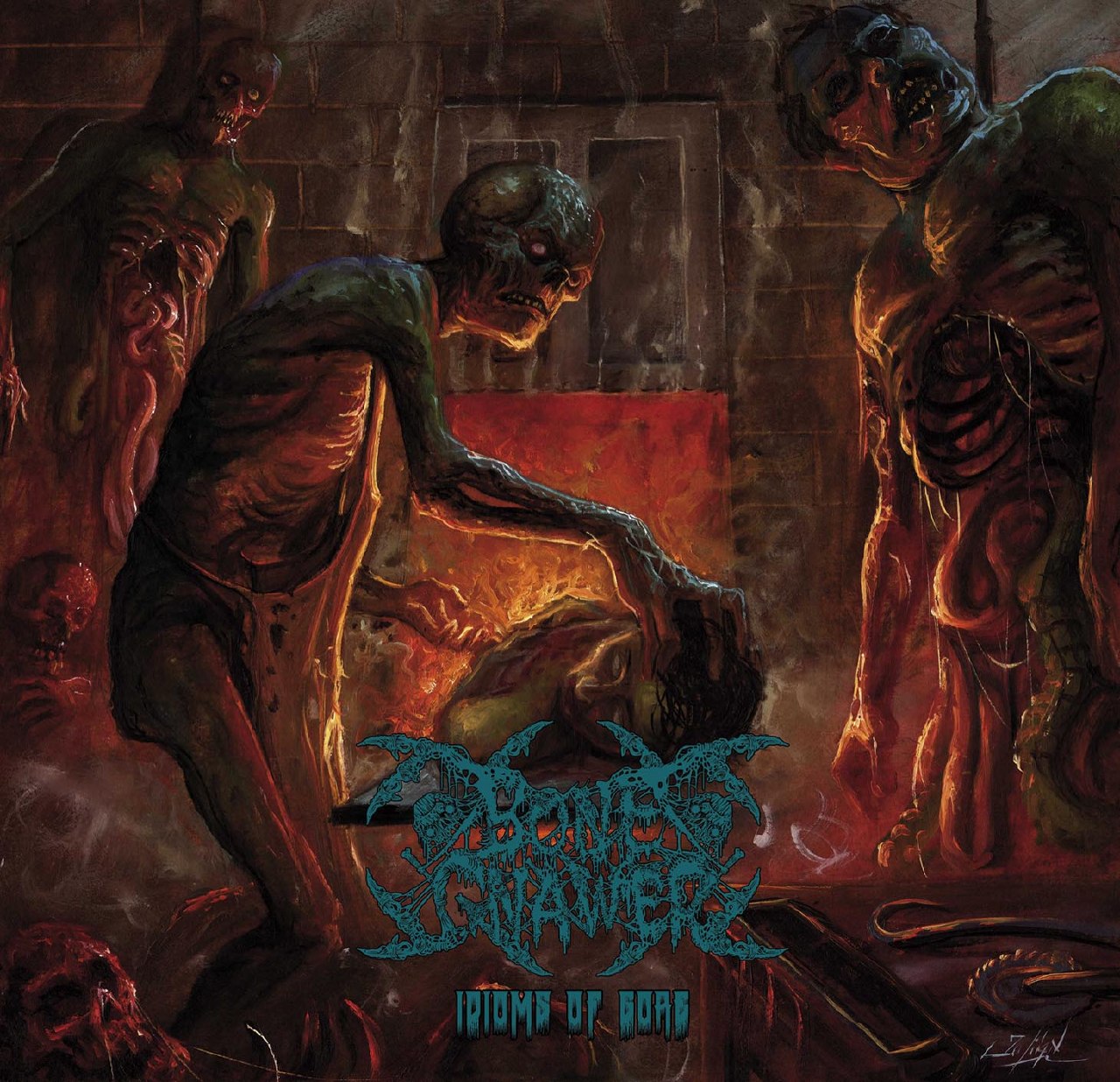 Bone Gnawer - Idioms Of Gore (2025) Old School Death Metal (D8)