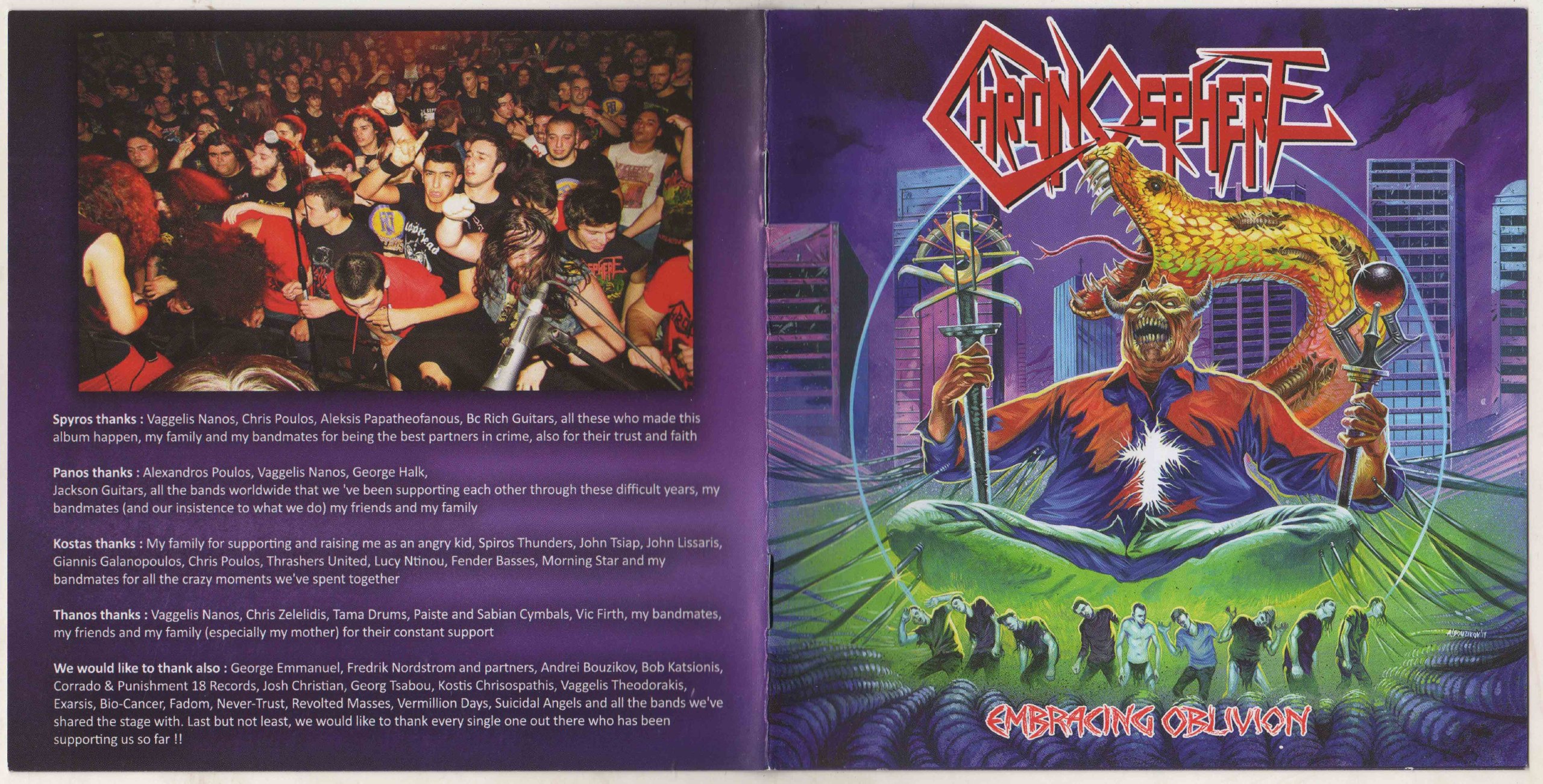 Chronosphere - Embracing Oblivion (2014) Thrash Metal