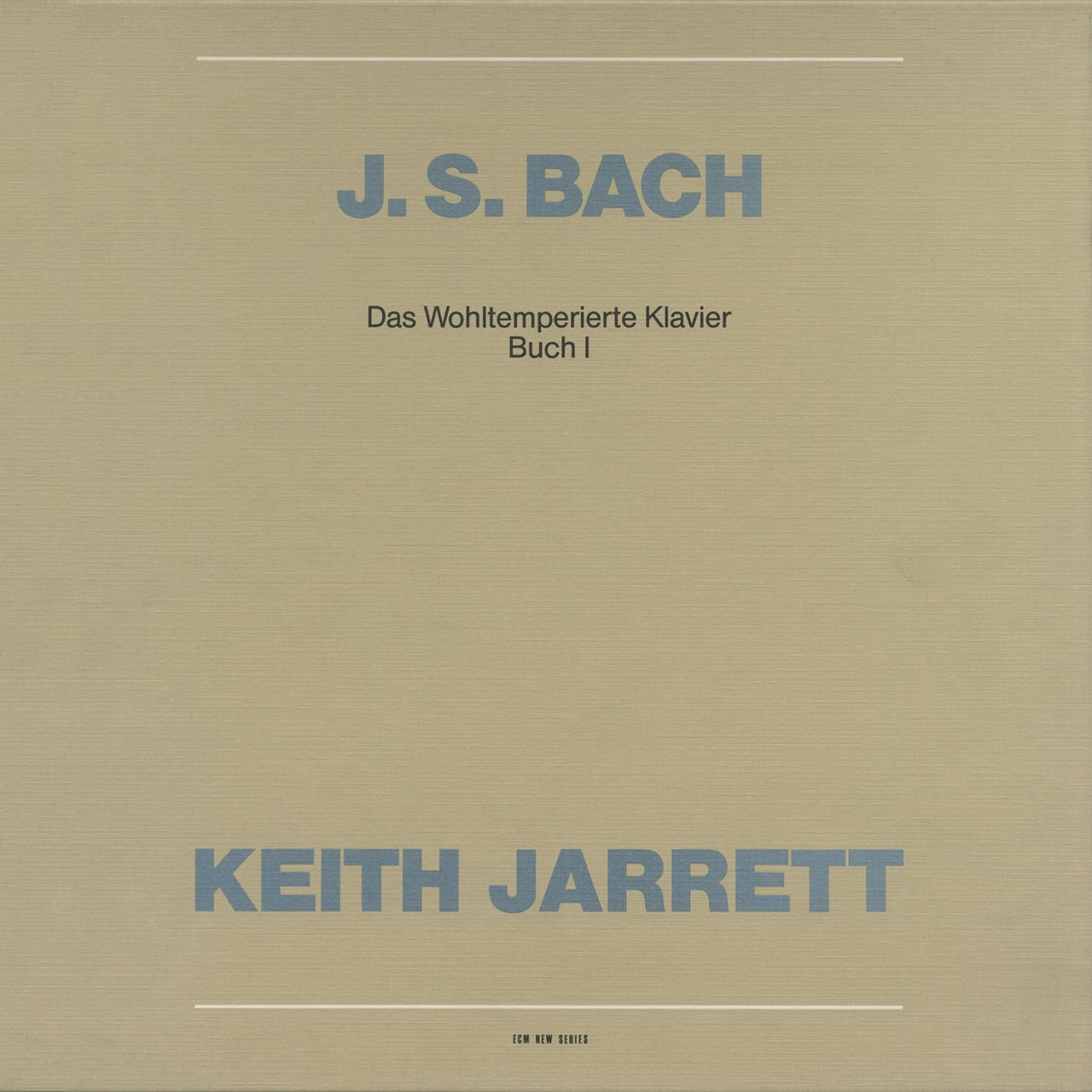 Keith Jarrett - Bach: Das wohltemperierte Klavier - Buch I (1988) [FLAC]