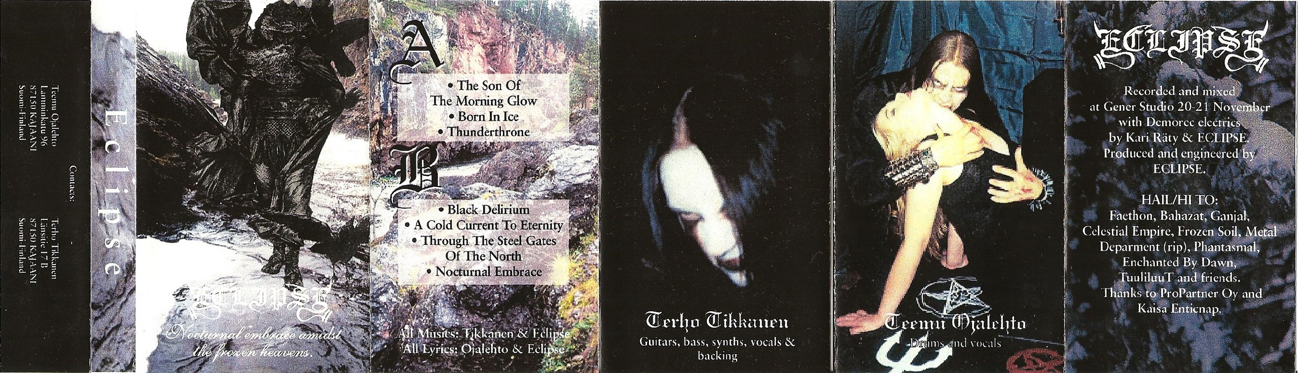 Eclipse - Nocturnal Embrace Amidst The Frozen Heavens [demo] (1997) Black Metal