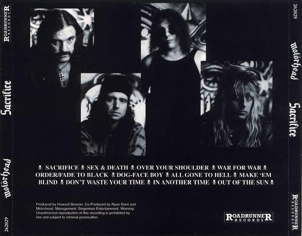 Motörhead - Sacrifice (1995) Nwobhm⁄Speed Metal