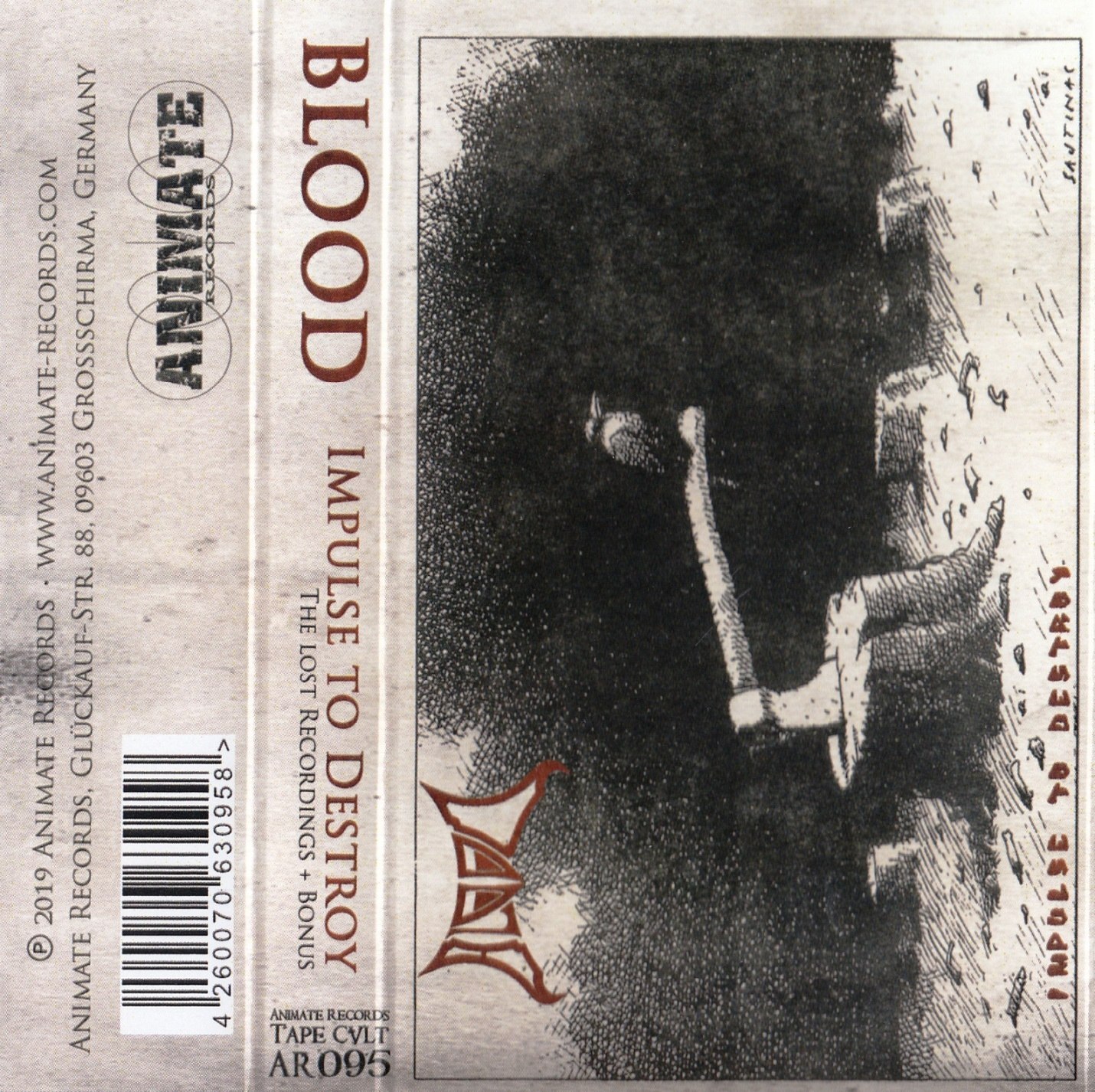 Blood - Impulse To Destroy - The Lost Recordings   Bonus [compilation] (2019) Grindcore⁄Death Metal (D)