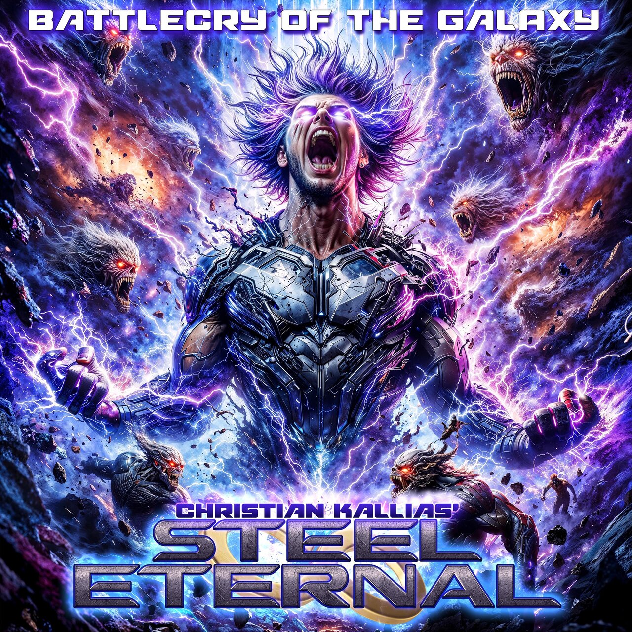 Christian Kallias' Steel Eternal - Battlecry Of The Galaxy (2024) Heavy⁄Power Metal