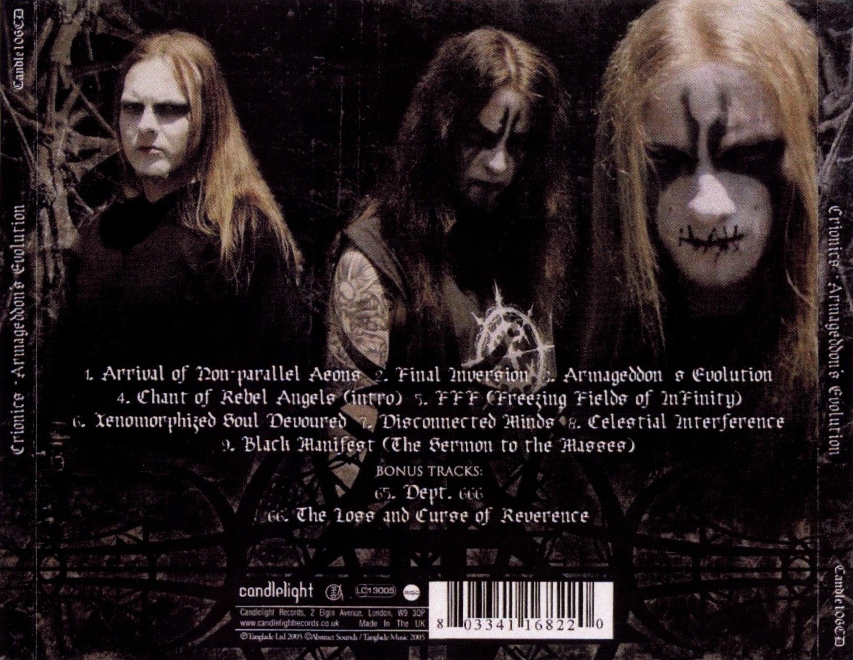 Crionics - Armageddon's Evolution (2004) Black Metal
