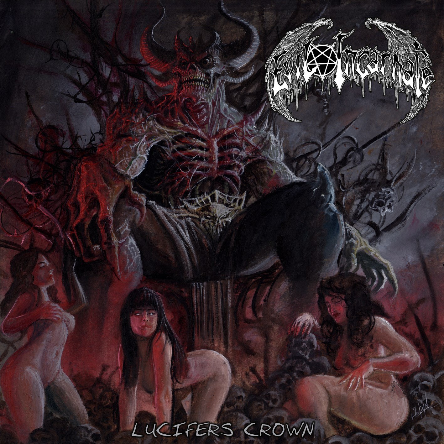 Evil Incarnate - Lucifers Crown (2023) Death Metal (D)