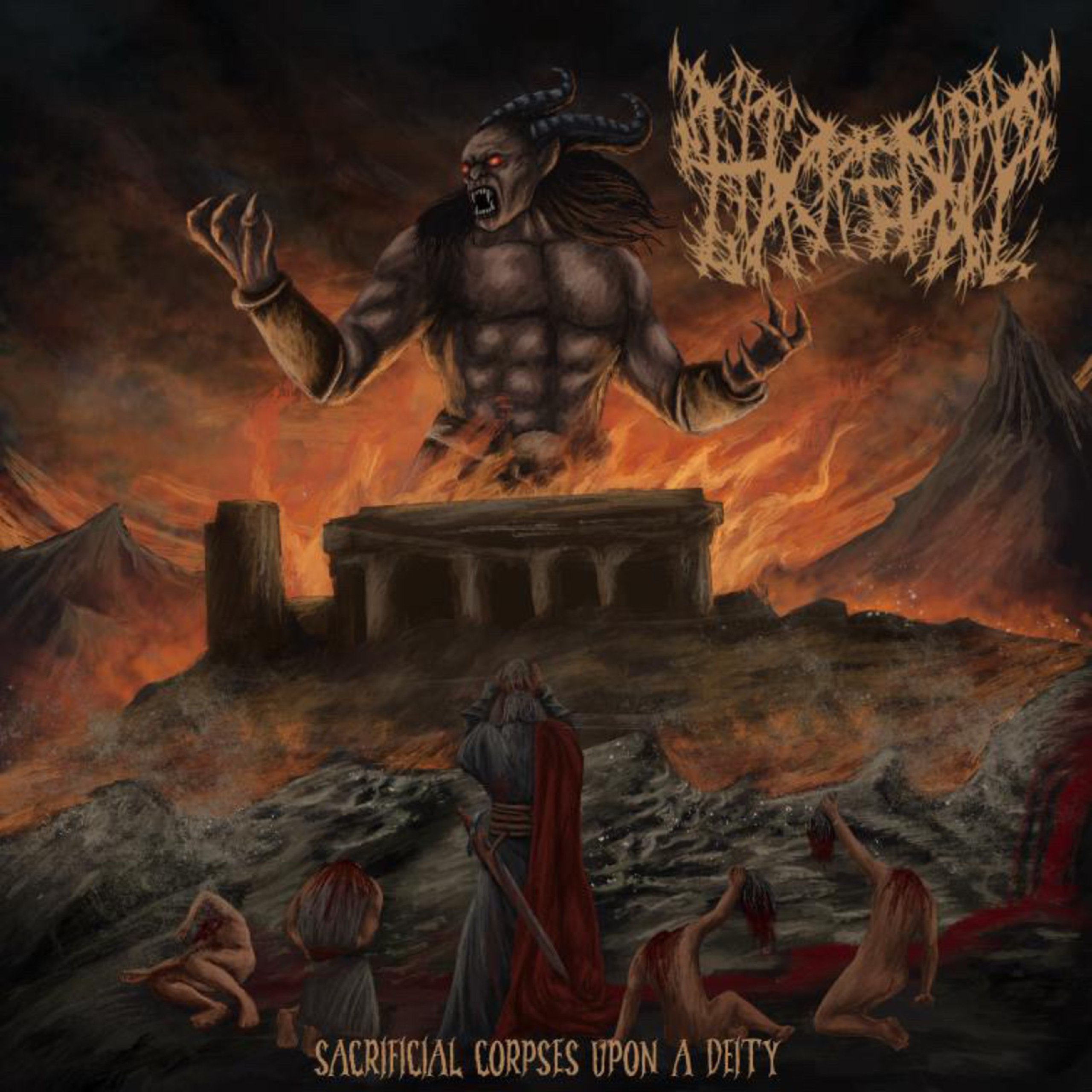 Hacked Up - Sacrificial Corpses Upon A Deity [ep] (2024) Slam⁄Brutal Death Metal