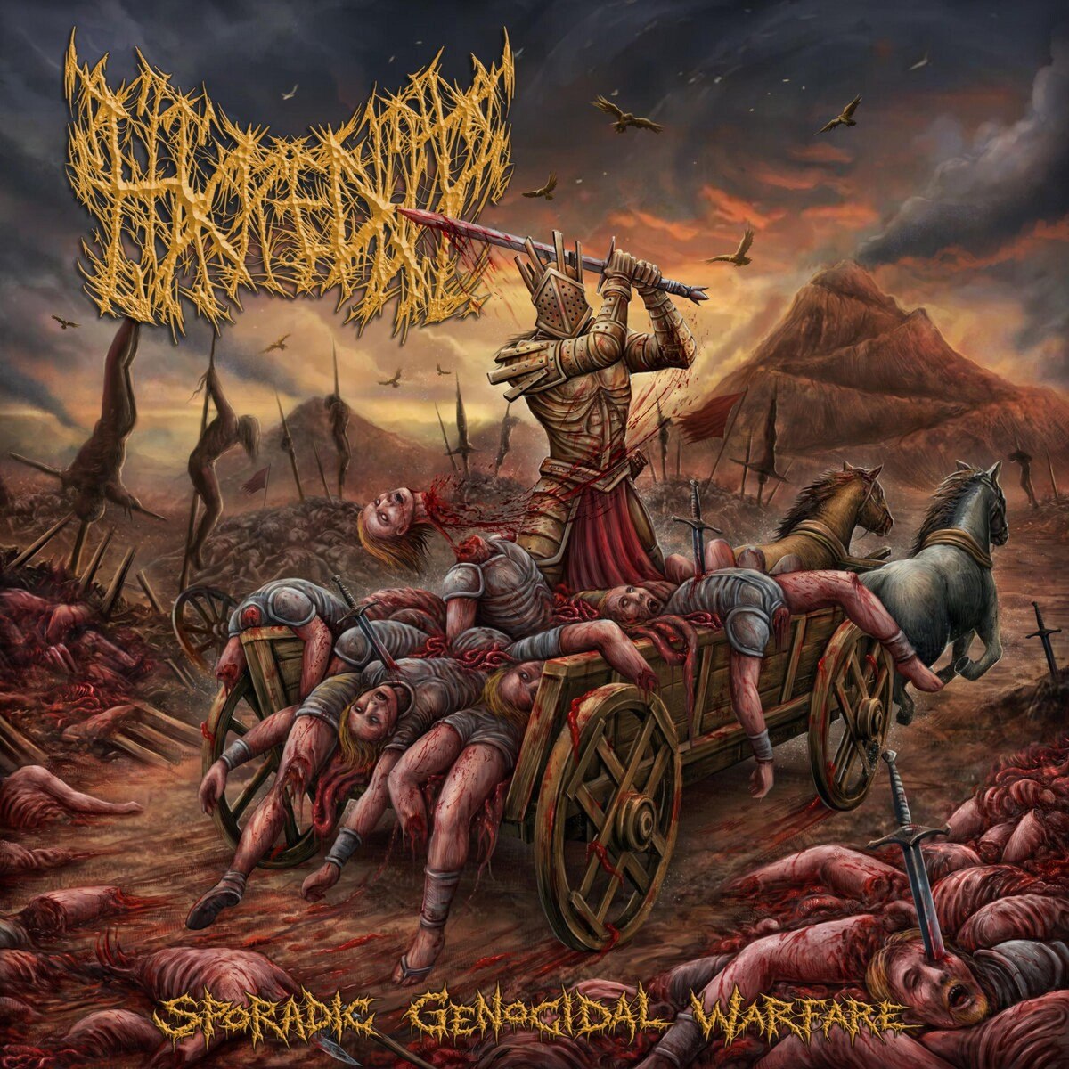 Hacked Up - Sporadic Genocidal Warfare (2025) Slamming Brutal Death Metal (D6)