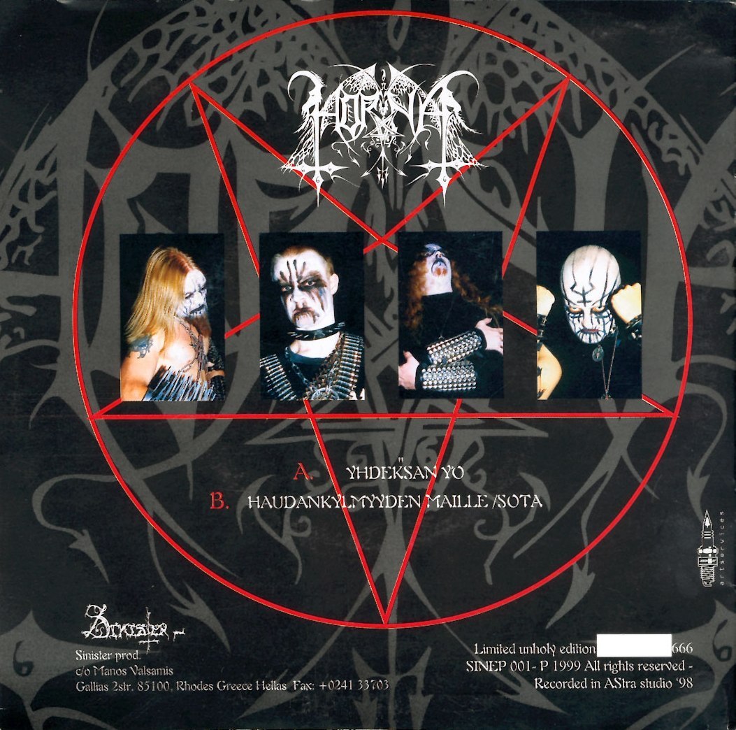 Horna - Sota [ep] (1999) Black Metal
