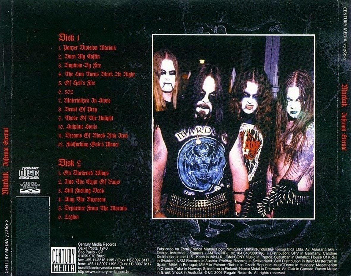 Marduk - Infernal Eternal [live] (2000) Black Metal
