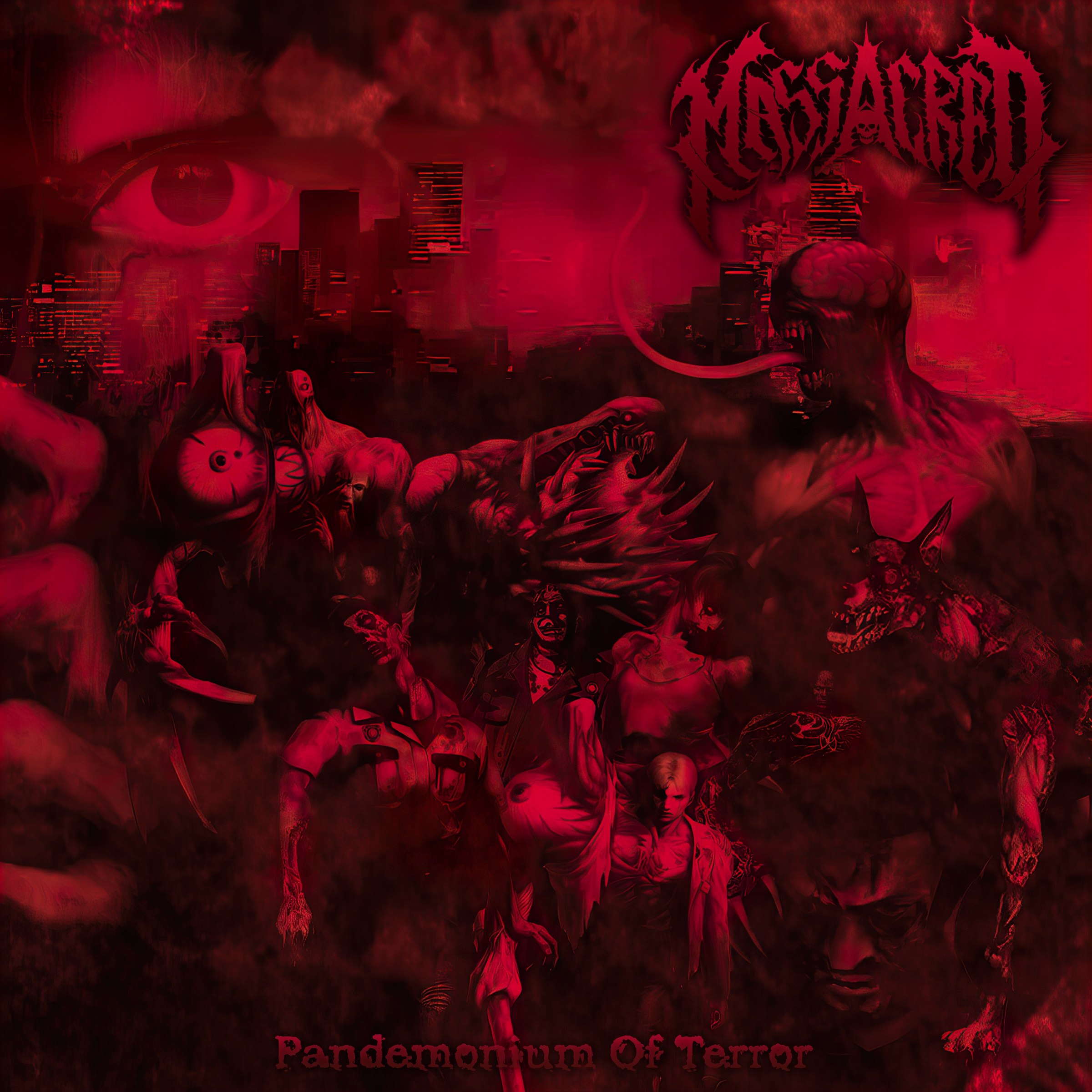 Massacred - Pandemonium Of Terror (2023) Brutal Death Metal⁄Goregrind (D9)