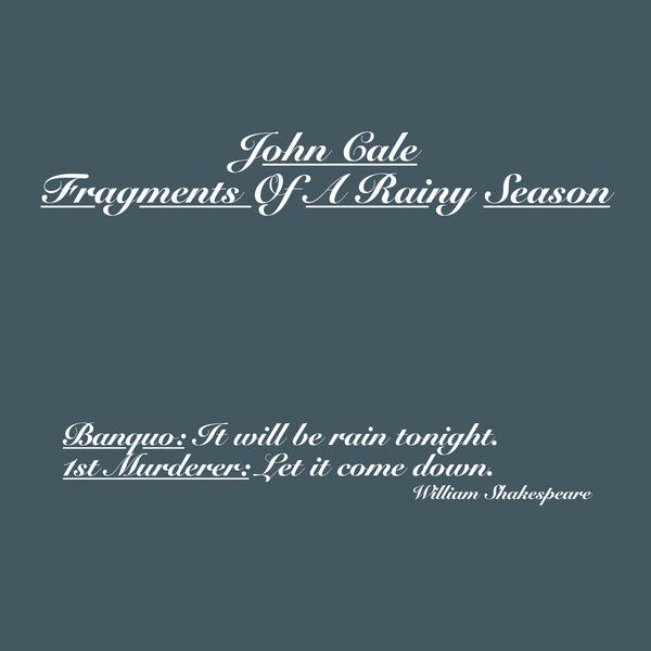 John Cale - Hallelujah Fragments Single Version (2016) [FLAC]