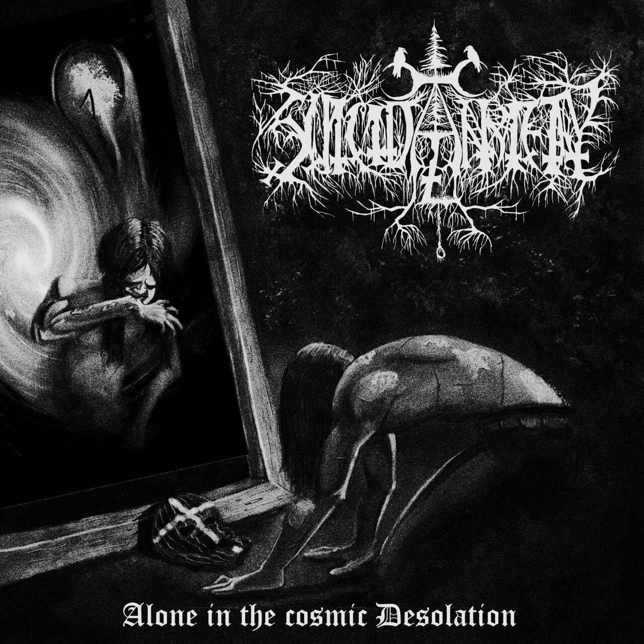 Suicidal Anxiety - Alone In The Cosmic Desolation (2024) Black Metal