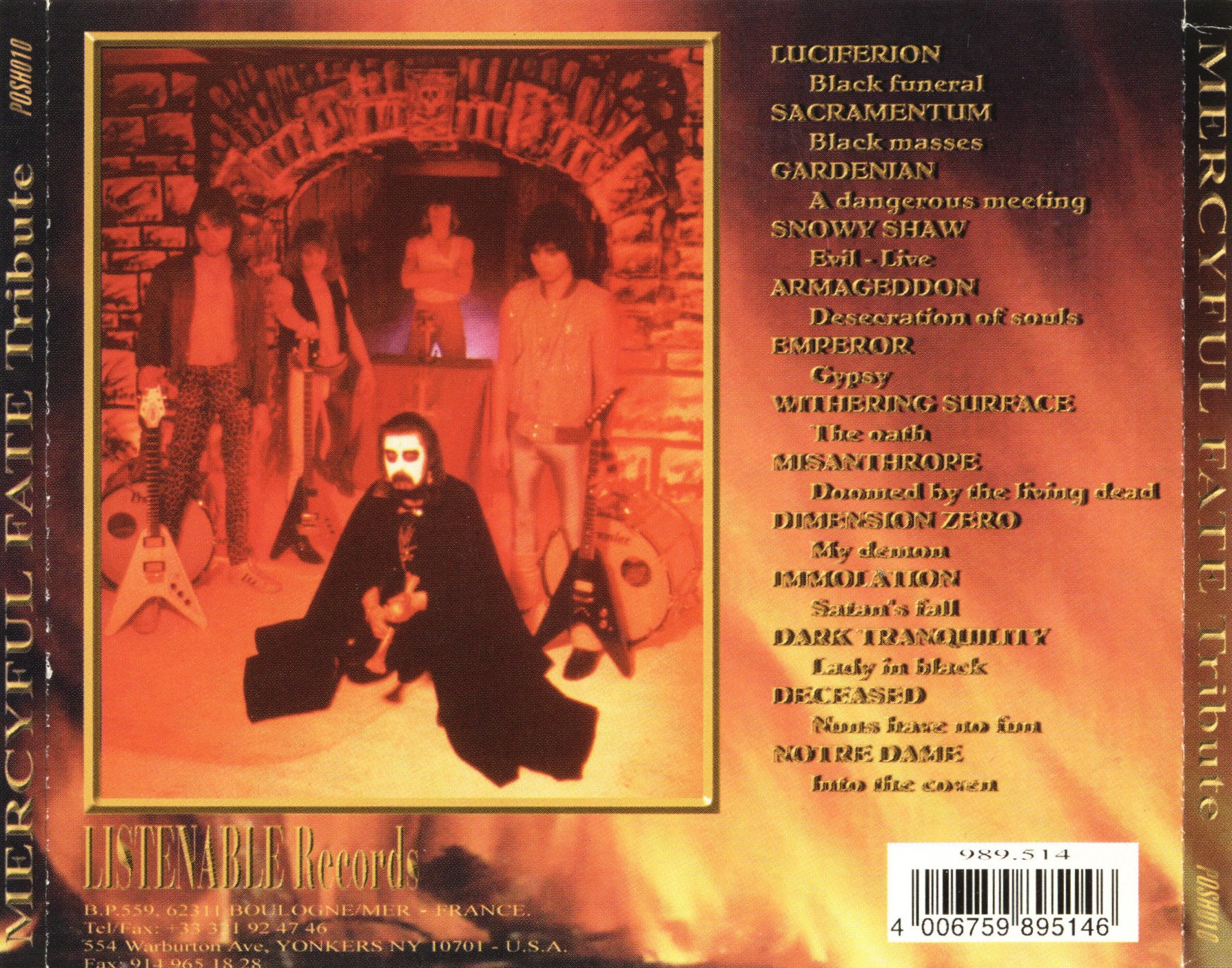 Various Artists - Mercyful Fate Tribute [best of⁄compilation] (1997) Various