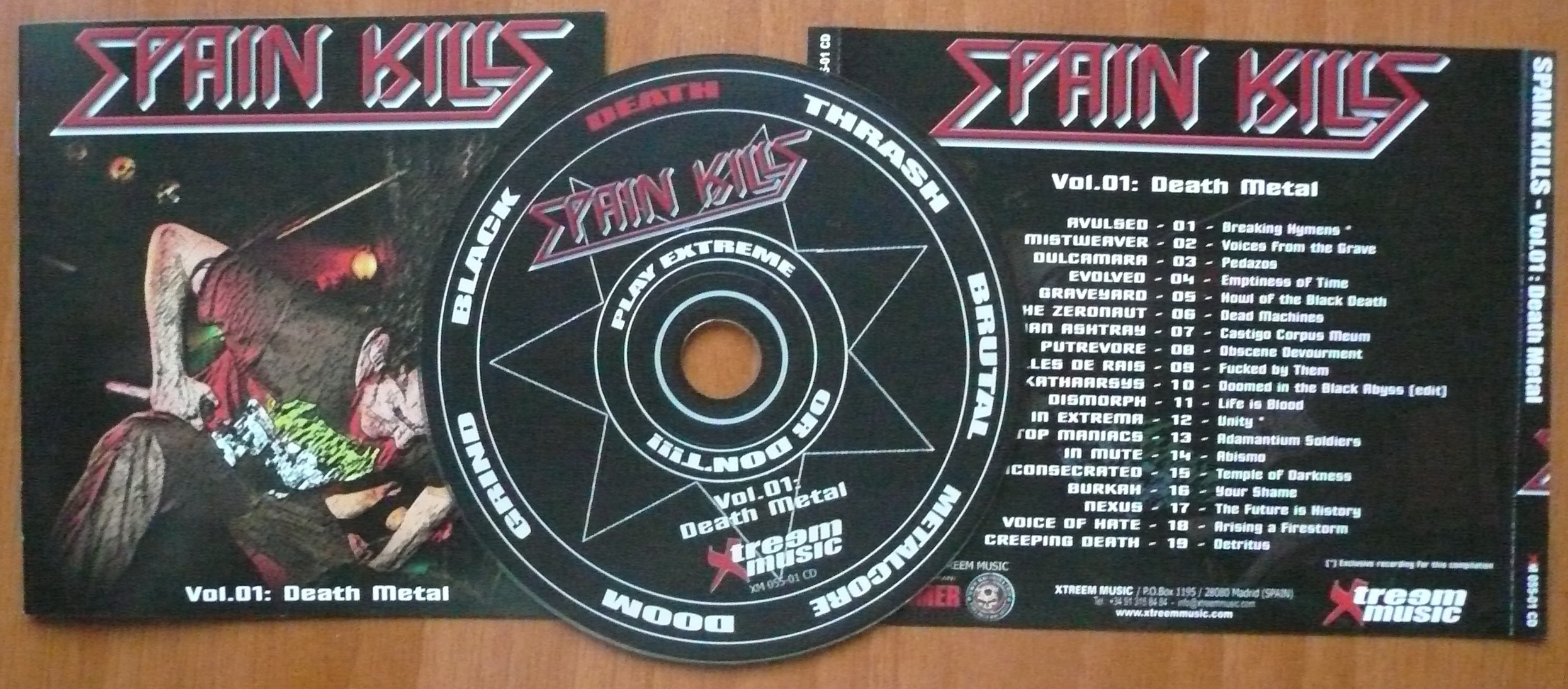 Various Artists - Spain Kills Vol. 01; Death Metal [best of⁄compilation] (2008) Death Metal