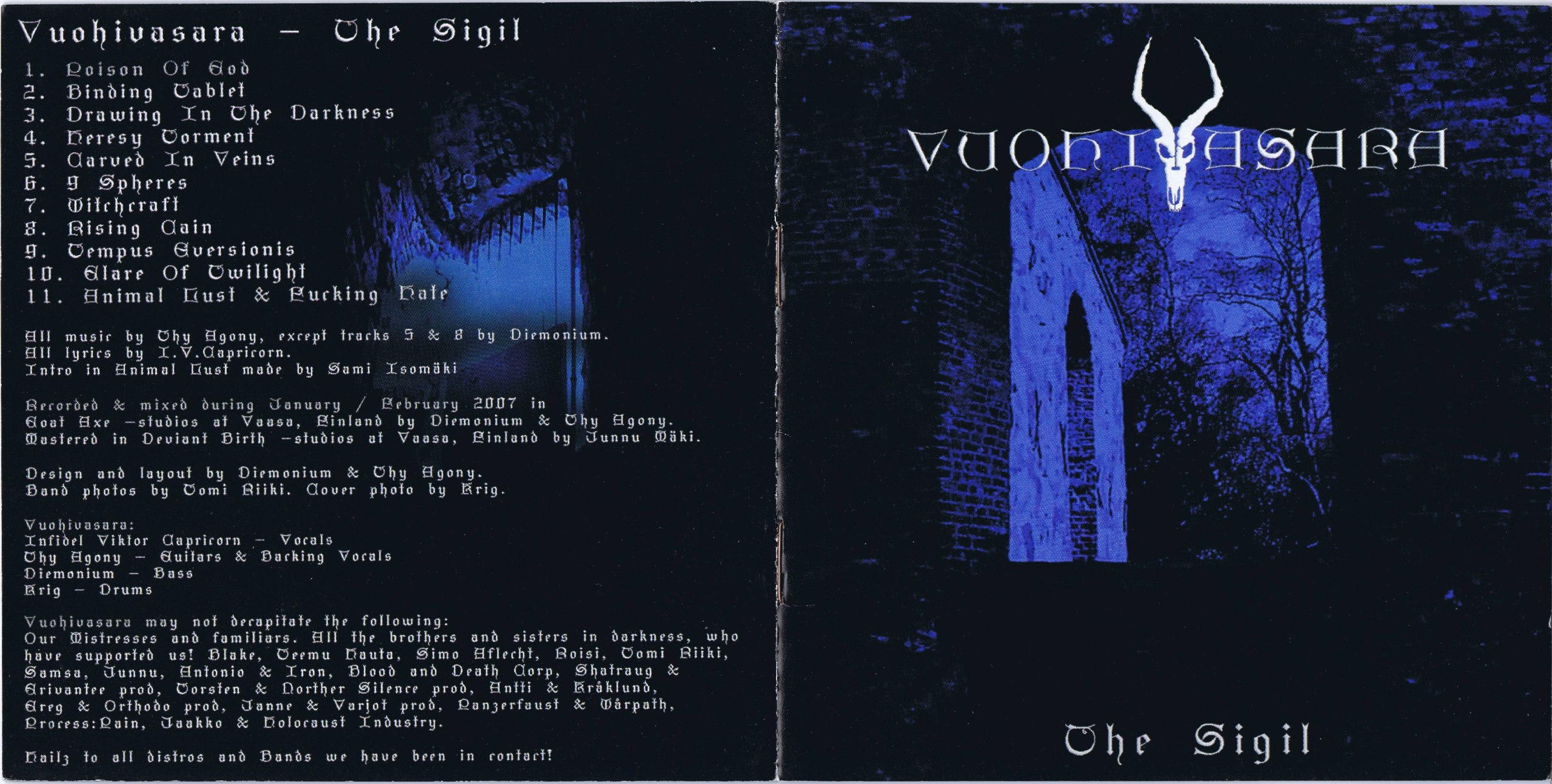 Vuohivasara - The Sigil (2007) Black Metal