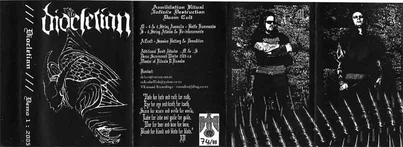 Diocletian - Demo 1;2005 [demo] (2005) Black⁄Death Metal