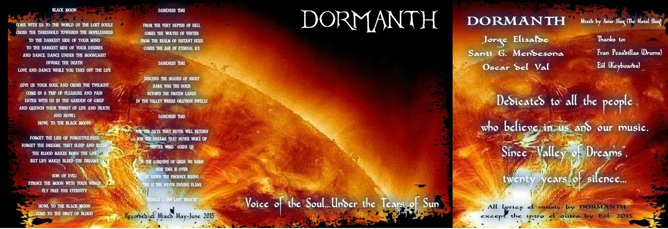 Dormanth - Voice Of The Soul... Under The Tears Of Sun [ep] (2015) Melodic Death Metal (D4)