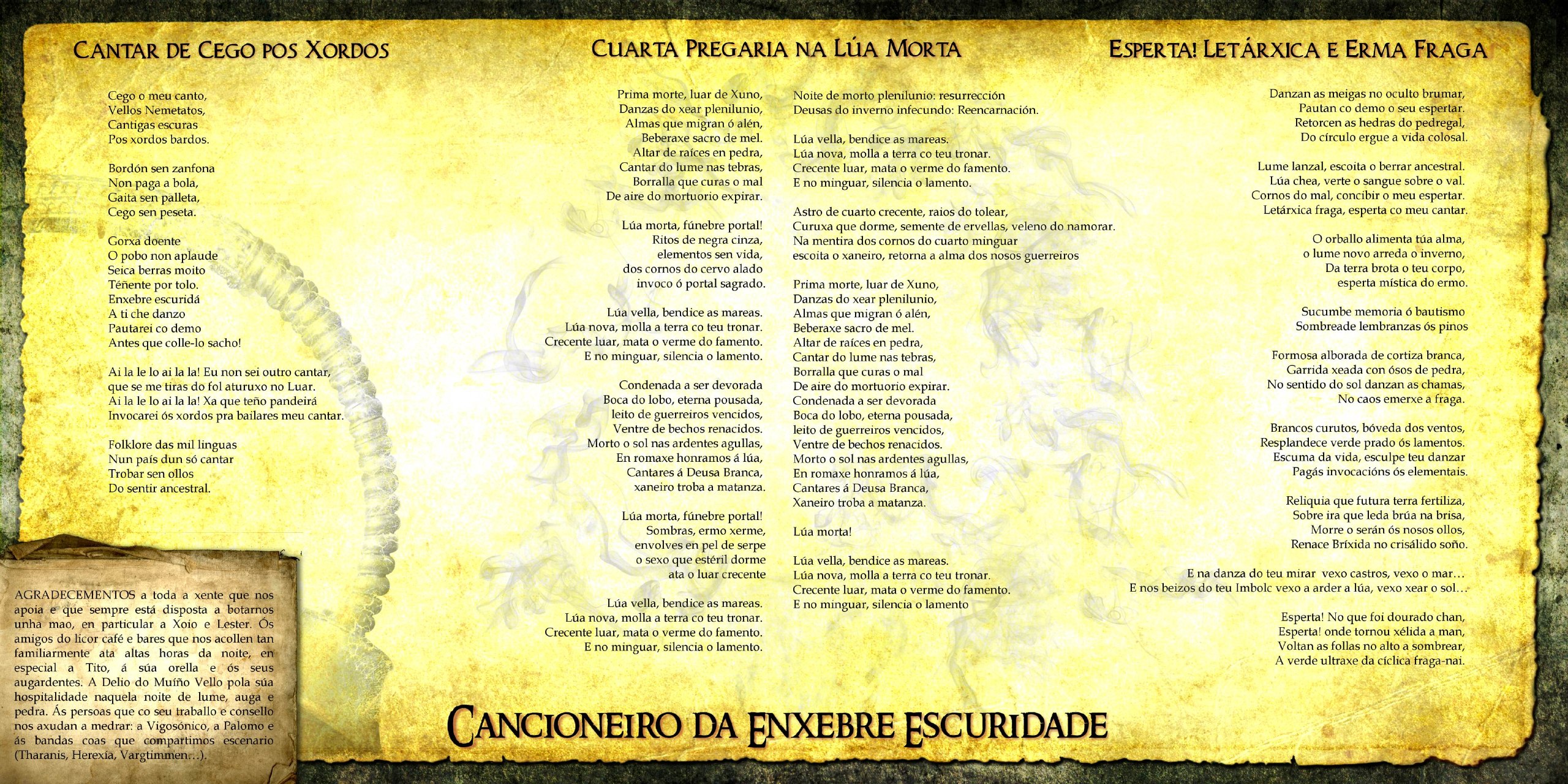 Mileth - Cancioneiro Da Enxebre Escuridade [demo] (2012) Pagan Folk Metal