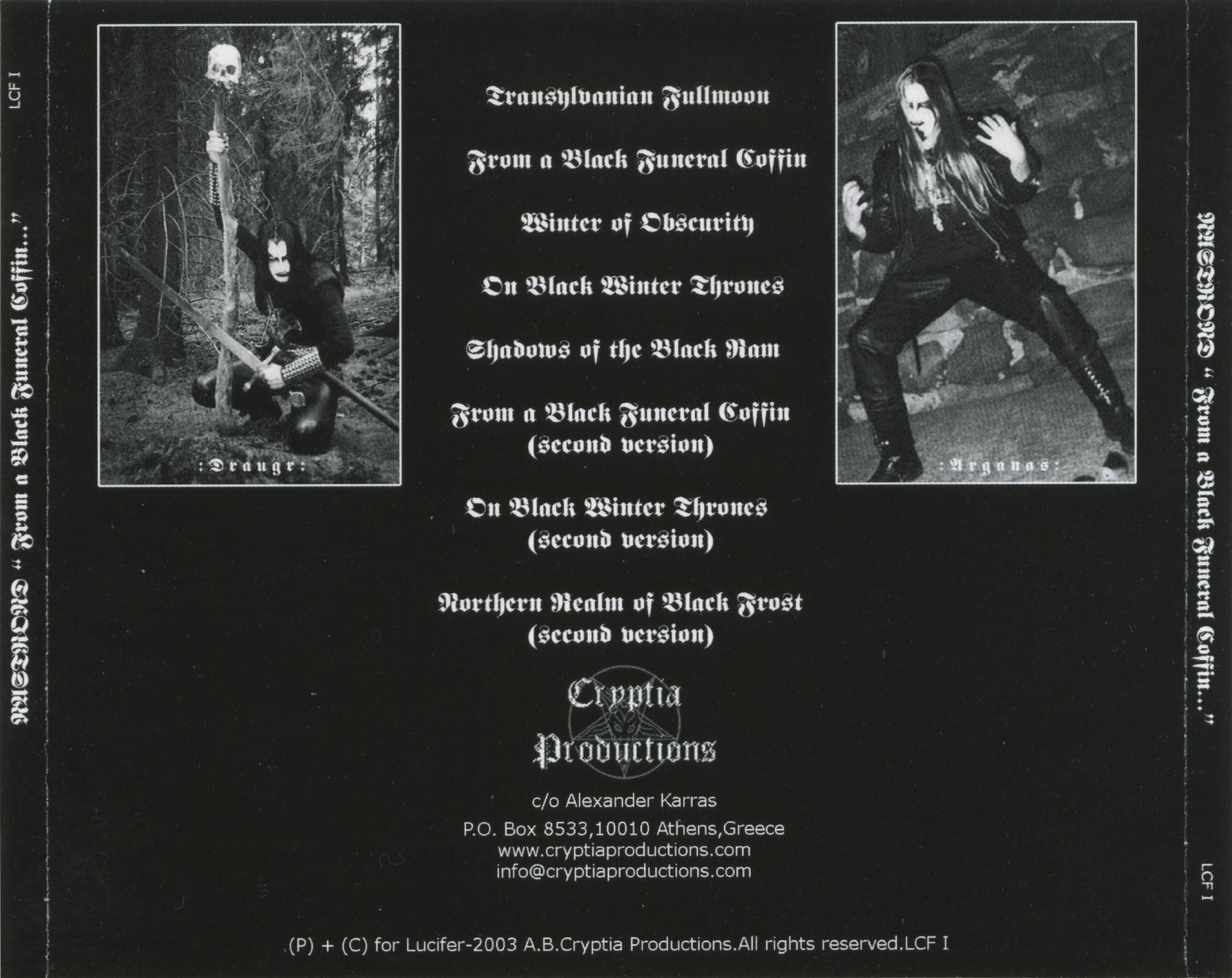 Nåstrond - From A Black Funeral Coffin [best of⁄compilation] (2003) Black Metal