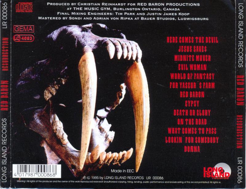 Red Baron - Resurrection (1995) Melodic Heavy⁄Doom Metal