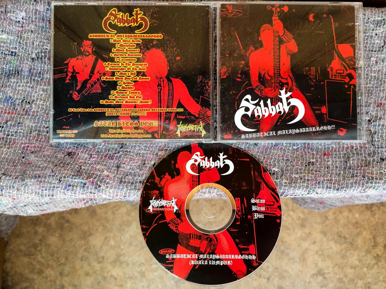 Sabbat - Sabbatical Malaysiaaarrghh!!! [bootleg] (2014) Black⁄Thrash Metal (D)