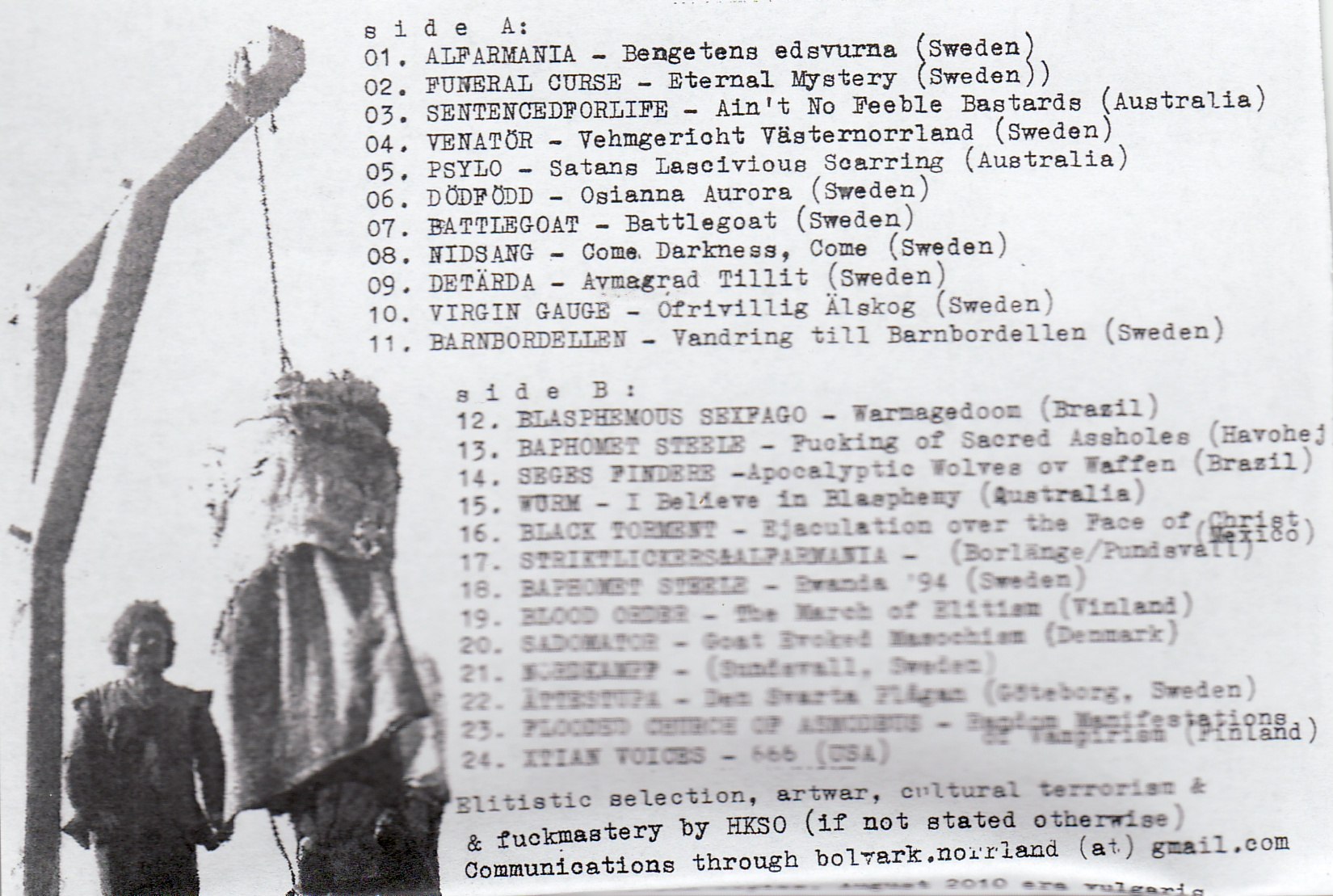 Various Artists - Tala I Avskurna Tungor [best of⁄compilation] (2010) Raw Black Metal (D1246)