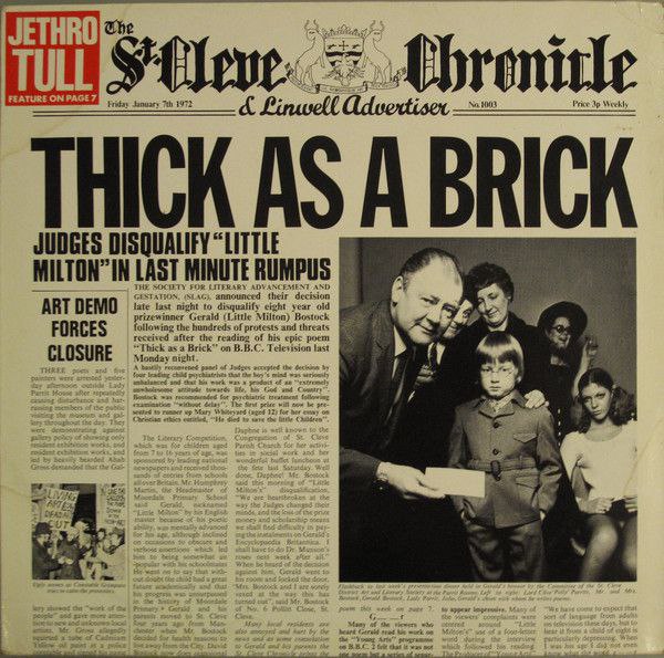 Jethro Tull - Thick As A Brick (1972) LP [DSD]