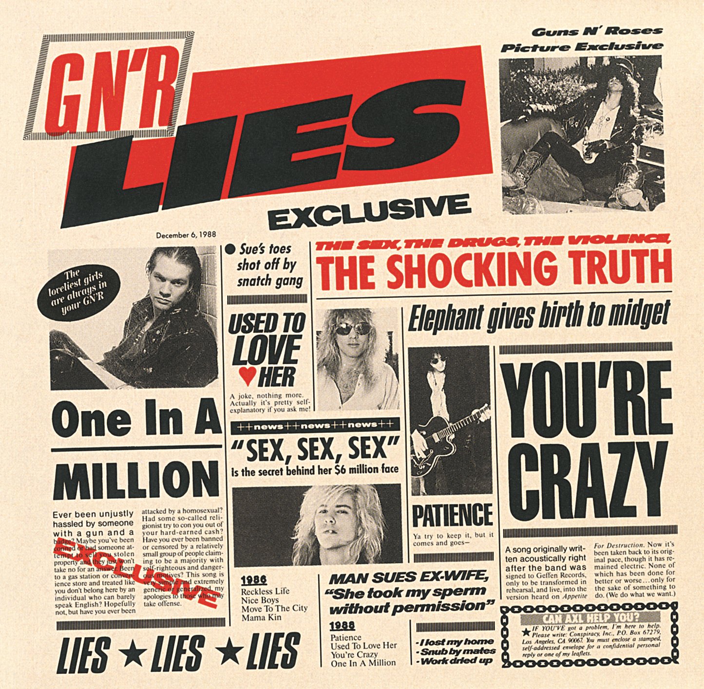 Guns N' Roses - Lies (1988)