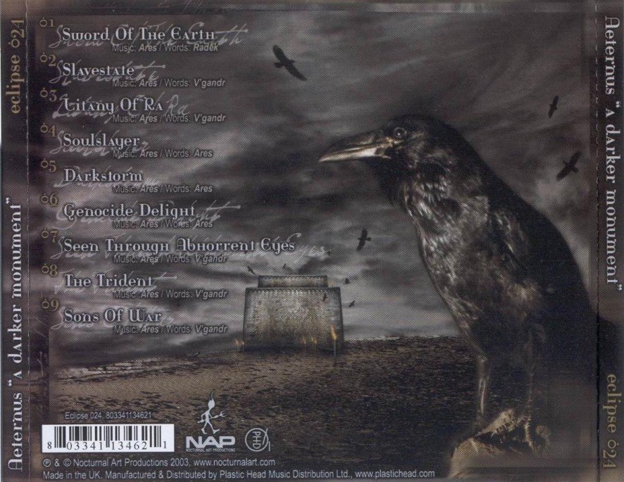 Aeternus - A Darker Monument (2003) Death Metal