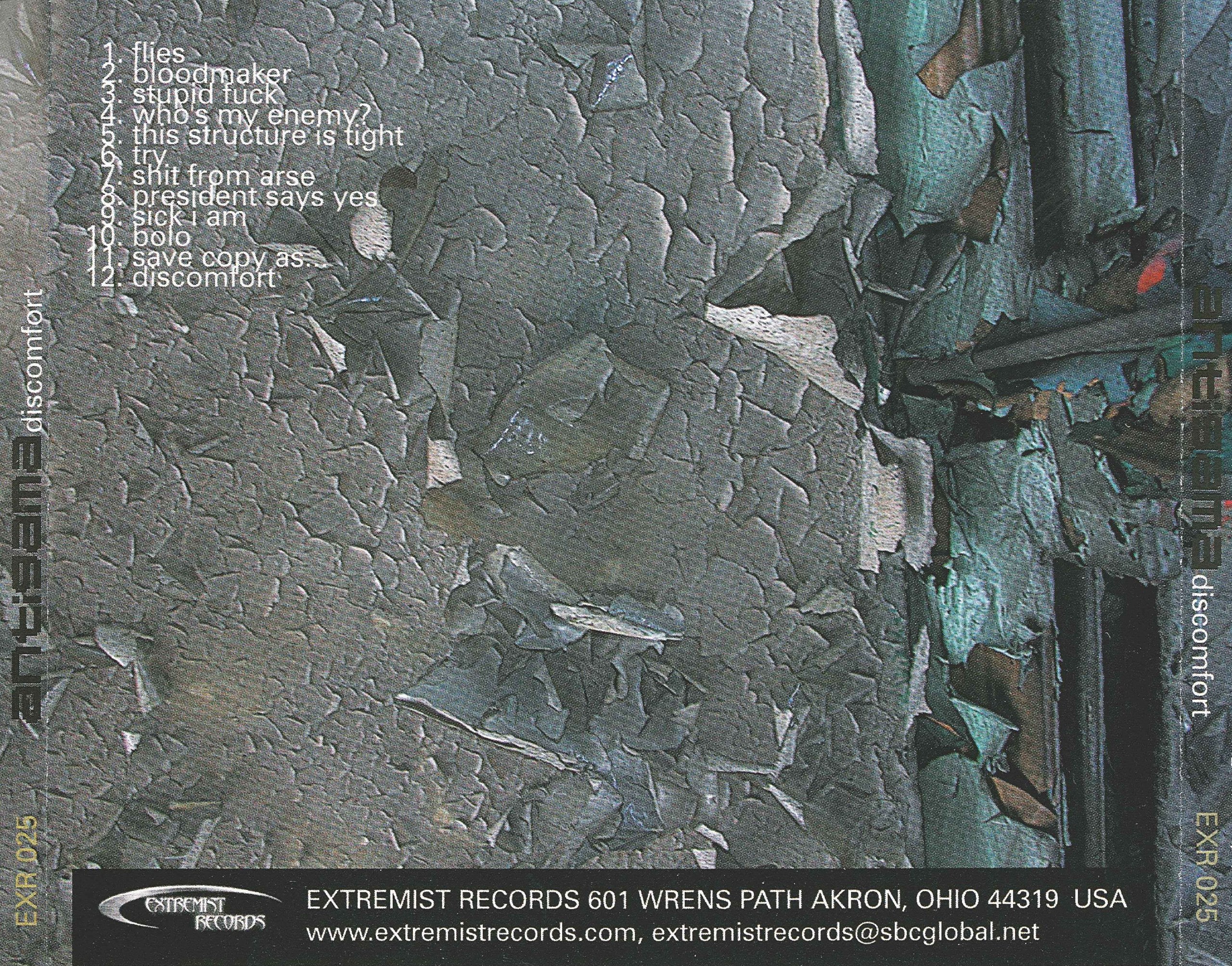 Antigama - Discomfort (2004) Avant Grind