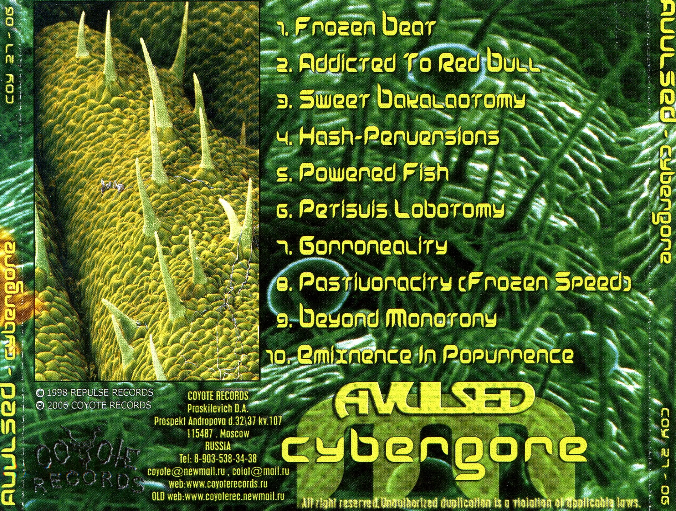 Avulsed - Cybergore [best of⁄compilation] (1998) Techno⁄Death Metal
