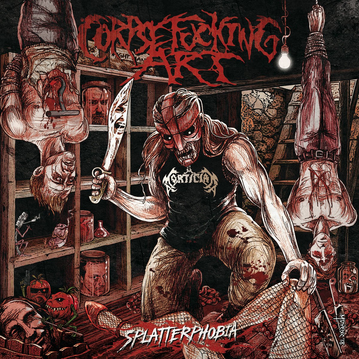 Corpsefucking Art - Splatterphobia (2018) Old School Death Metal