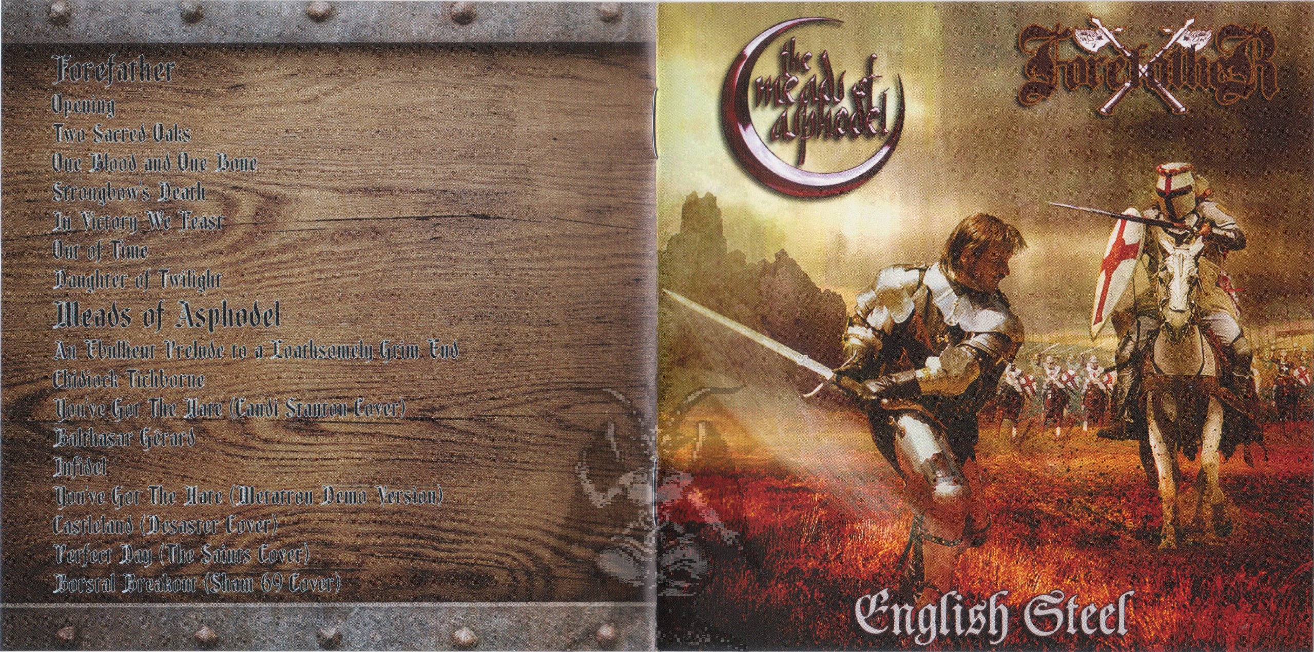 Forefather & The Meads Of Asphodel - English Steel [split] (2017) Black⁄Viking Metal ¦ Experimental Black Metal (D)(D)