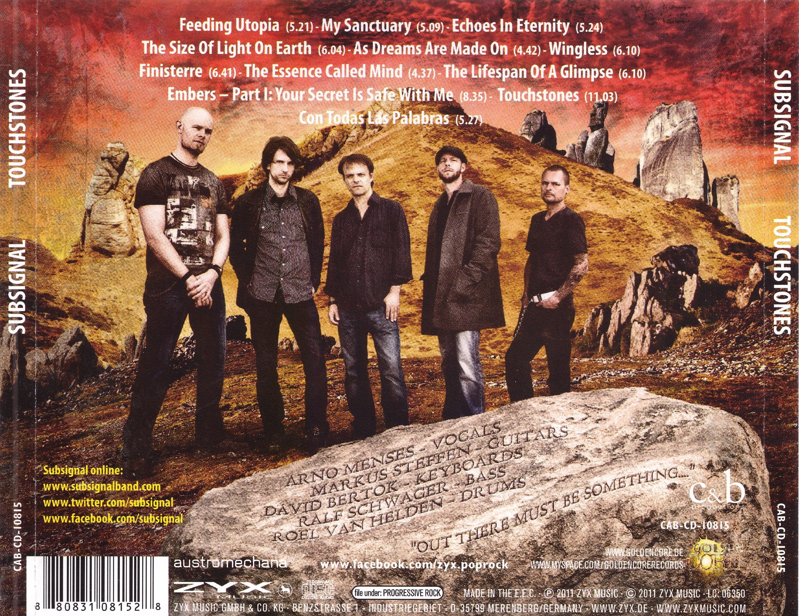 Subsignal - Touchstones (2011) Progressive Metal⁄Progressive Rock