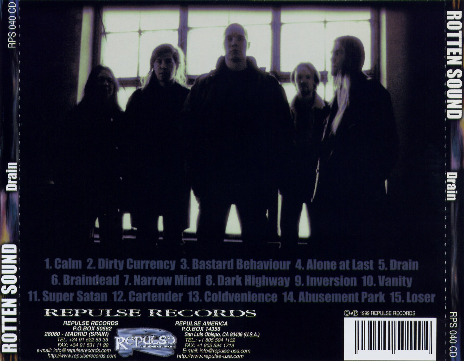 Rotten Sound - Under Pressure⁄Drain [best of⁄compilation] (2003) Death Metal⁄Grindcore (D)