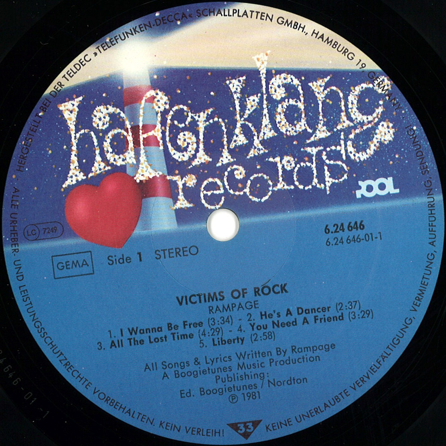 Rampage - Victims Of Rock (1981) Heavy Metal (D5)