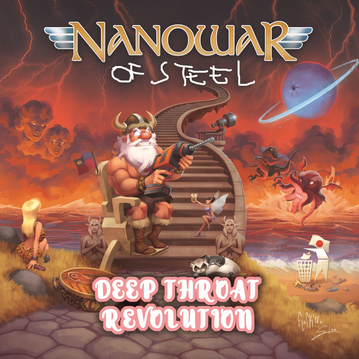 Nanowar Of Steel - Deep Throat Revolution [single] (2020) Heavy⁄Power Metal (D8)
