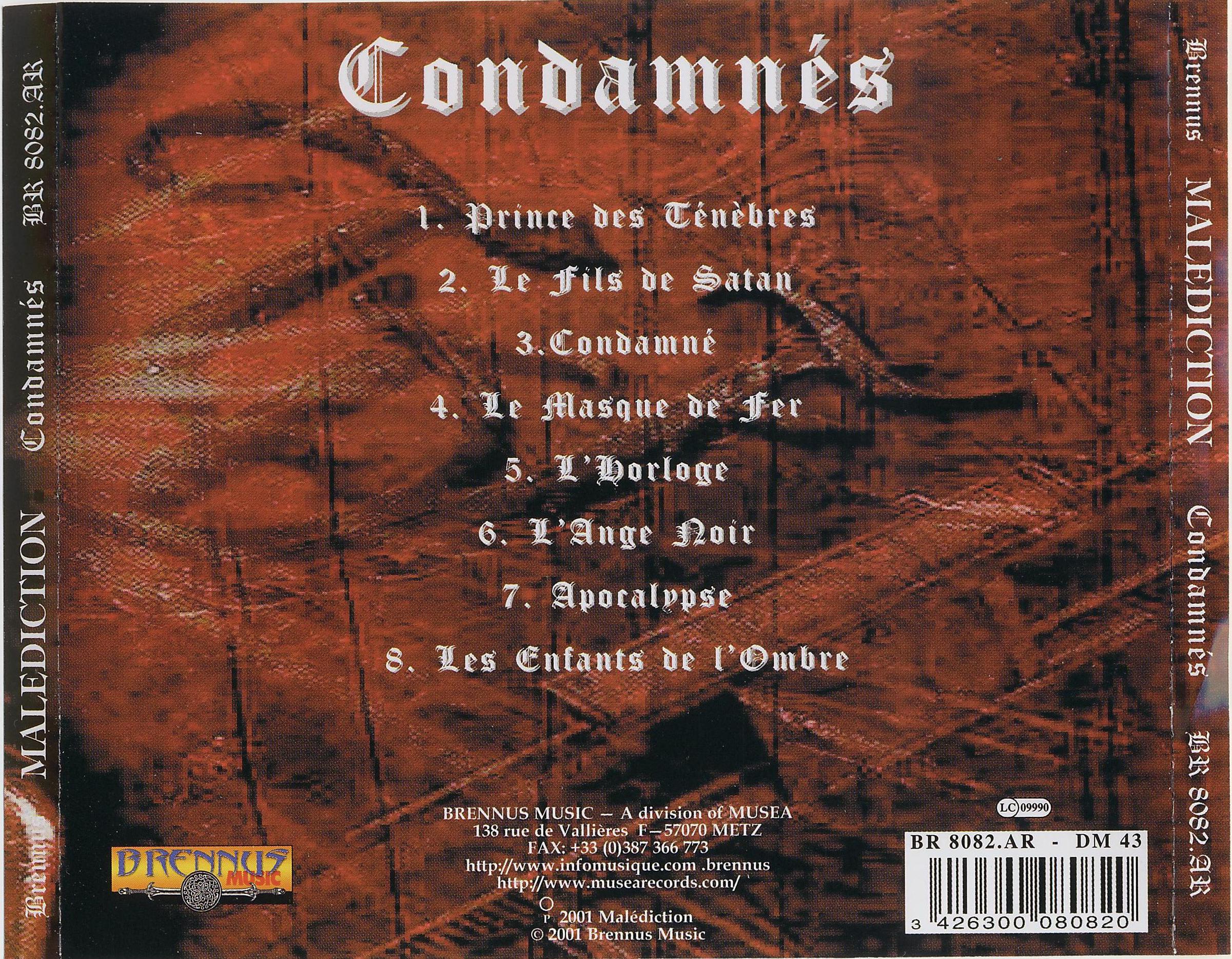Malediction - Condamnés (2001) Heavy Metal