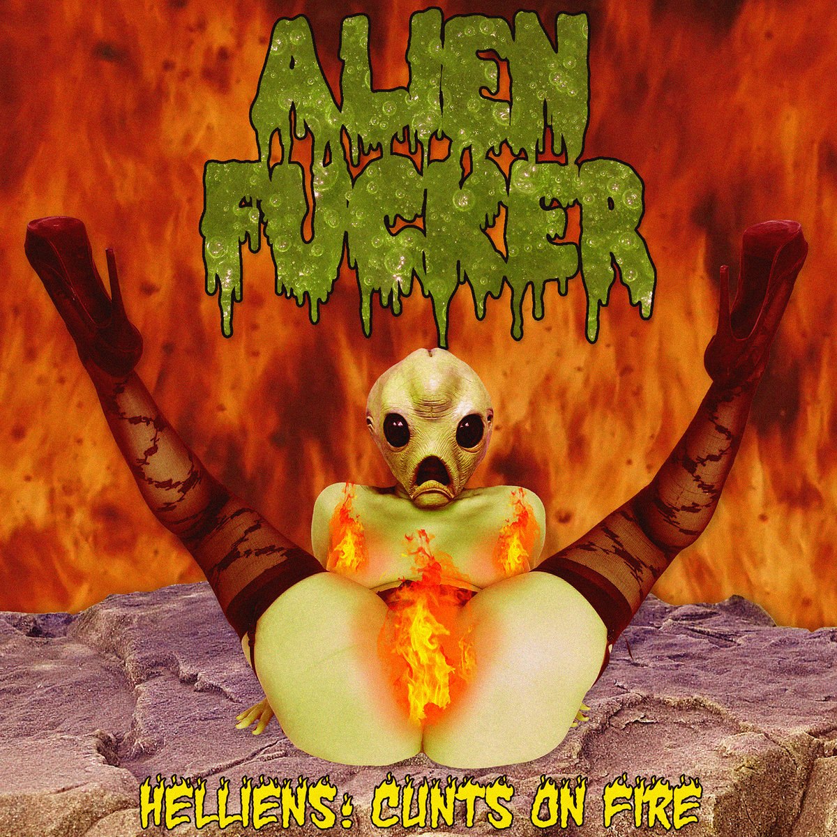 Alien Fucker - Helliens; Cunts On Fire [ep] (2020) Porno Goregrind (D13)