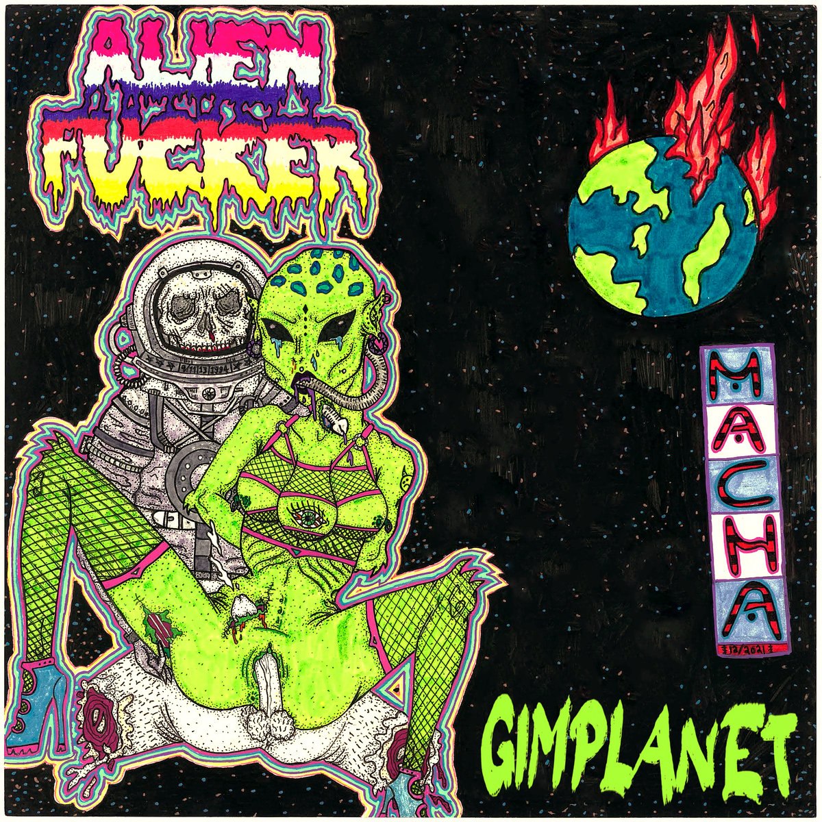Alien Fucker - Gimplanet (2023) Porno Goregrind (D20)