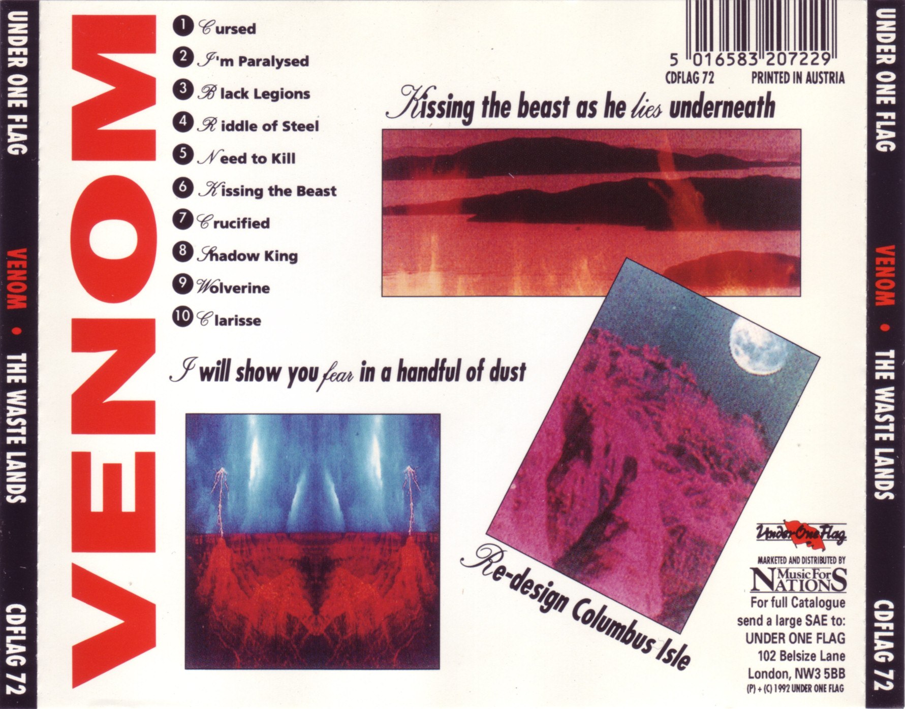 Venom - The Waste Lands (1992) NWOBHM⁄Black⁄Speed Metal