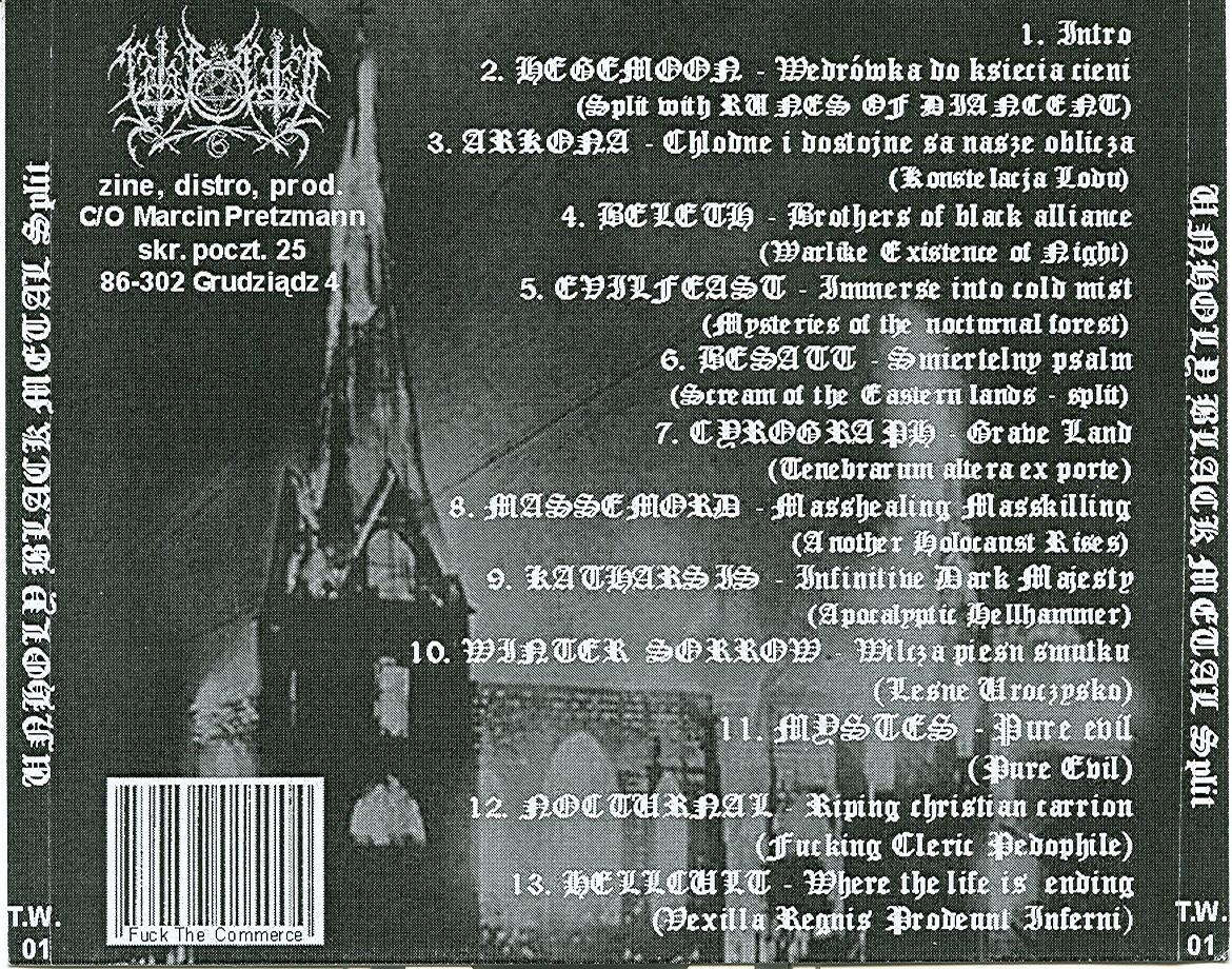 VA - Unholy Black Metal [compilation] (2004) Black Metal